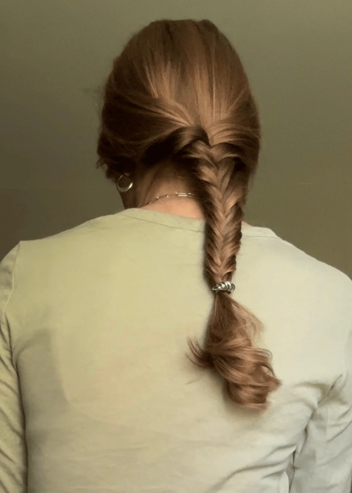 Pleated Hair Cuff in Silver - Image 4